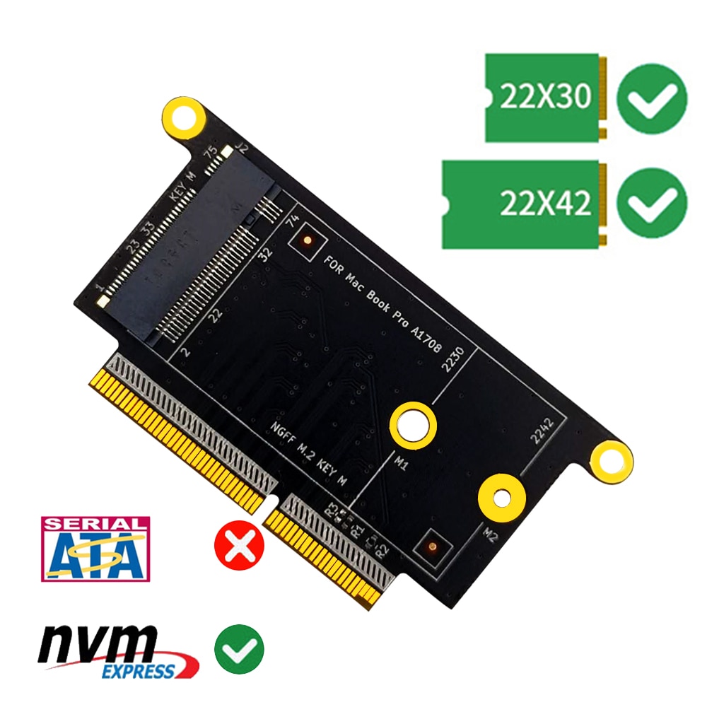 ƺ 1708 NVM-e M2 SSD ,  ƺ  1708, 2230 2242 KEY-M M.2 SSD , ƺ A1708 SSD 